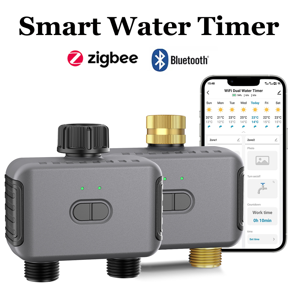 Smart Garden Outdoor - Умный таймер воды Tuya Zigbee/BT, автоматический