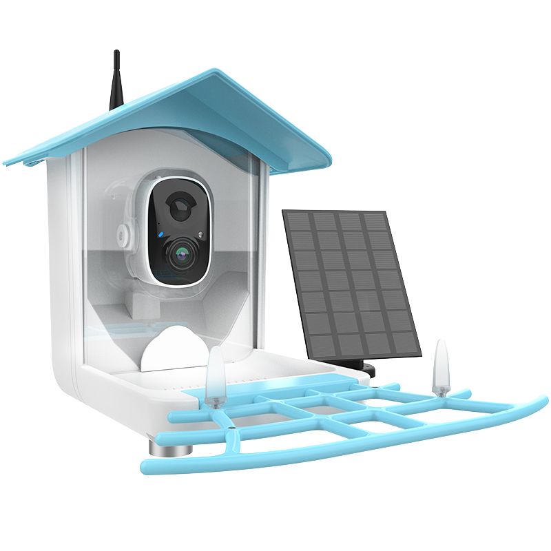Smart Bird Feeder Camera - Умная солнечная кормушка для животных с