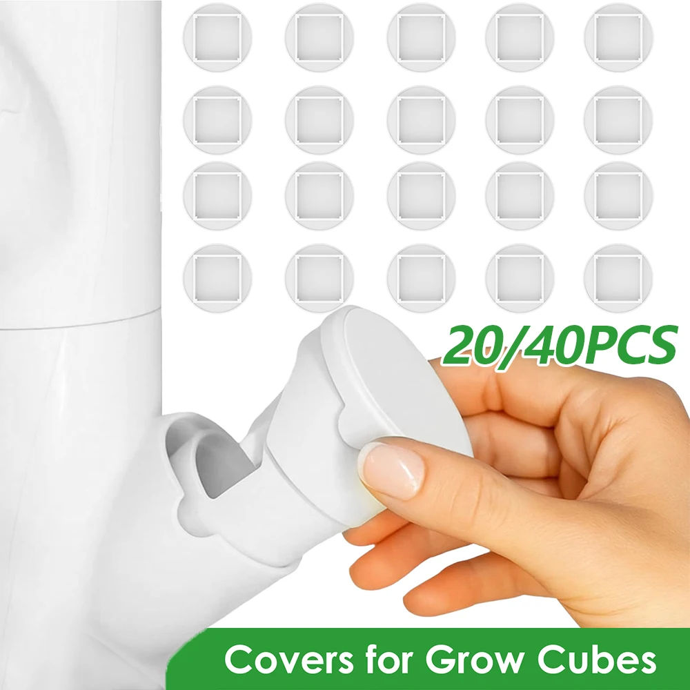 Hydroponic Grow Pod - 20/40 шт. Пластиковые крышки для гидропонных