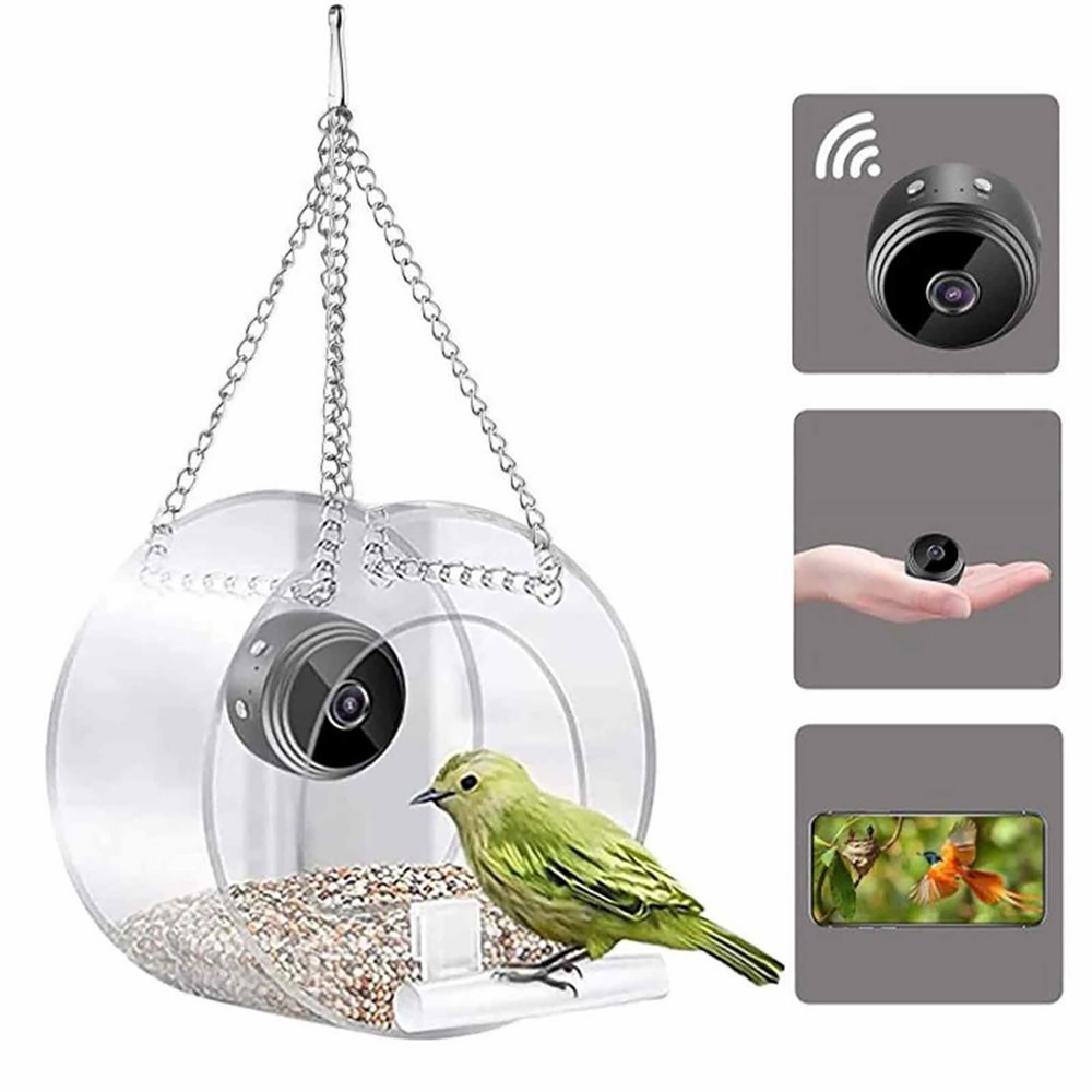 Smart Bird Feeder Camera - Кормушка для птиц с HD-камерой ночного