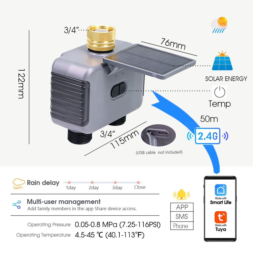 Умный таймер полива Tuay Smart – обзор и цена Smart Garden Tap