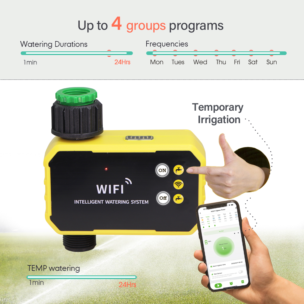 Умный таймер полива Zigbee, за – обзор и цена Smart Garden Tap