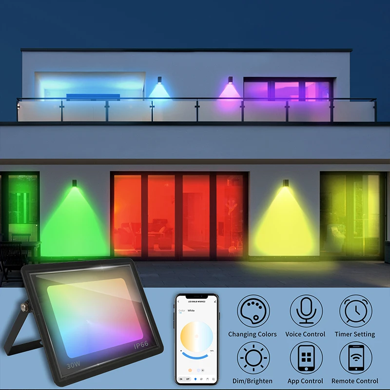 RGB TUYA Прожектор Smart APP Г – обзор и цена Smart Garden Drawing