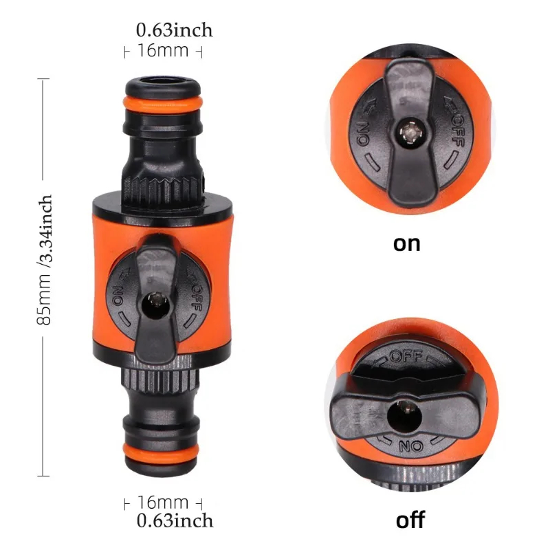 1 шт./2 шт. 16 мм равный садов – обзор и цена Smart Garden Hose Valve