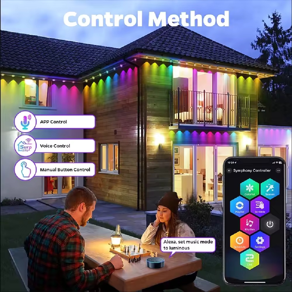 Умная RGBIC-подсветка для карн – обзор и цена Smart Garden Outdoor