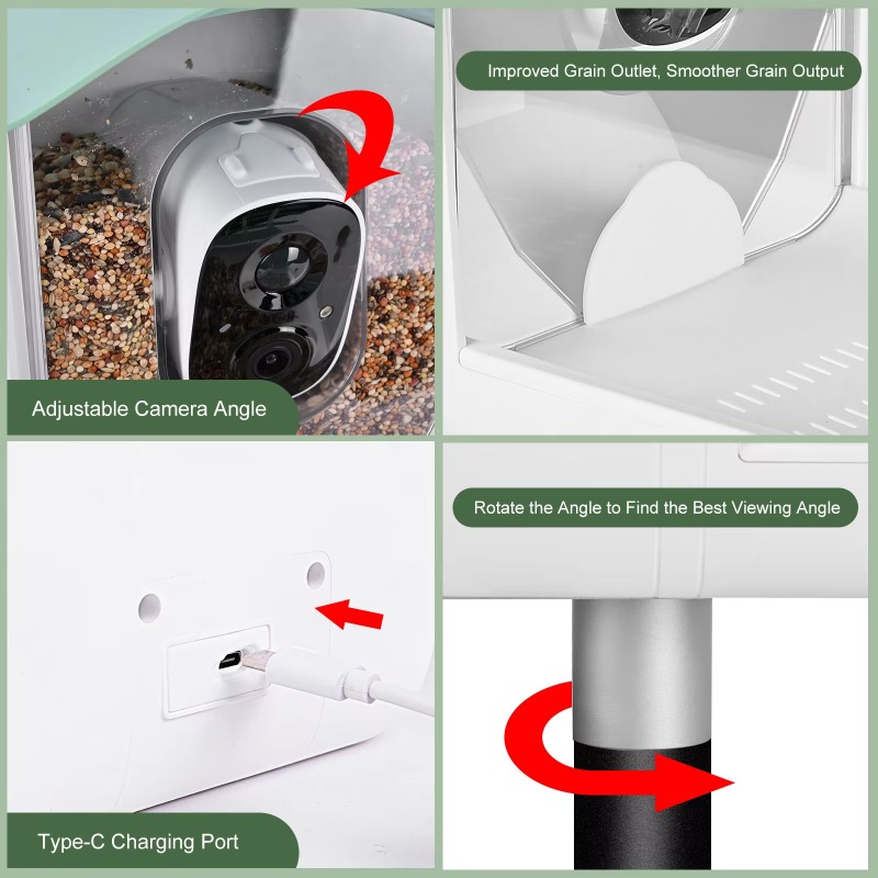 Умная кормушка для птиц, комна – обзор и цена Smart Bird Feeder Camera